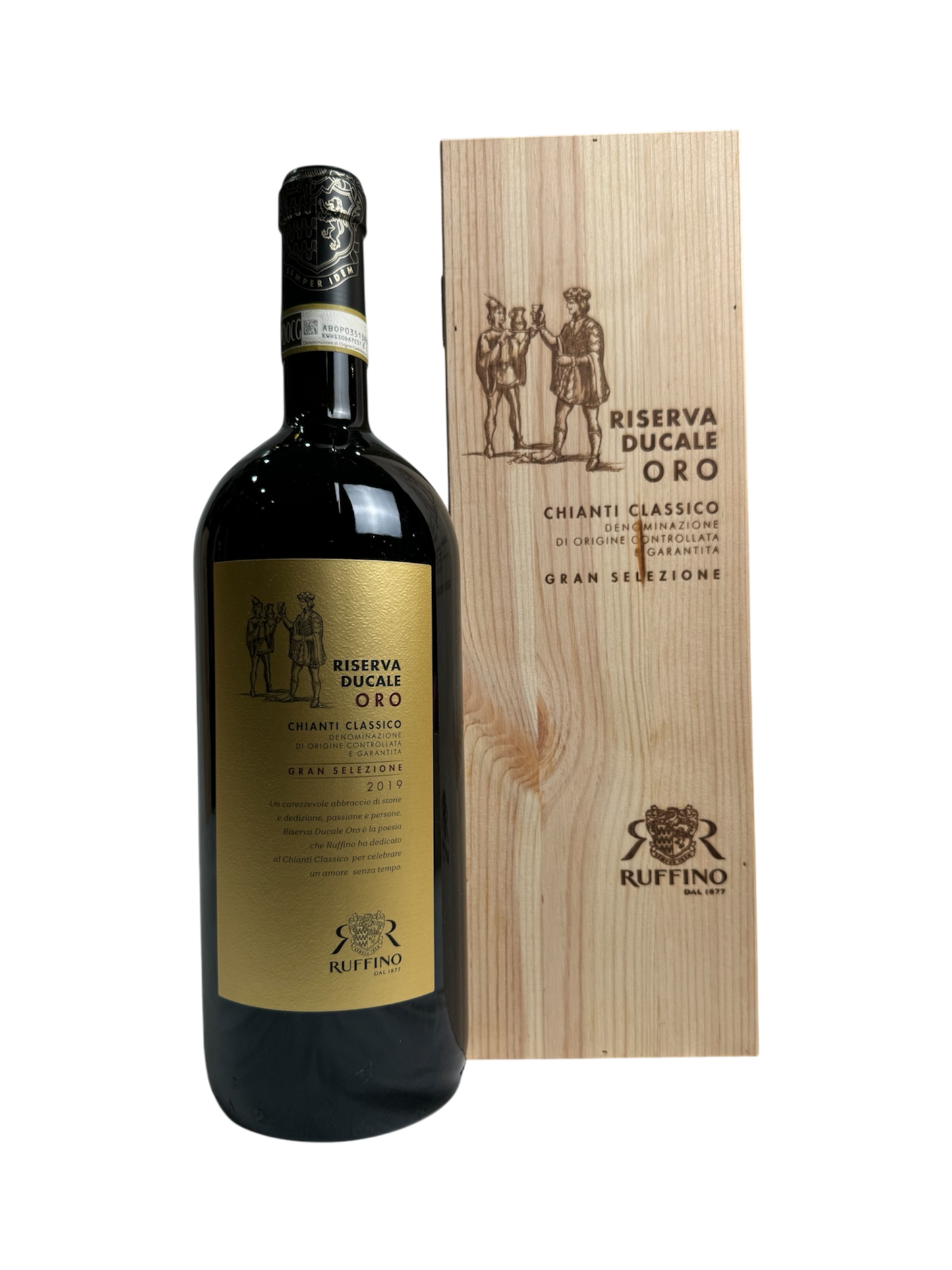 Riserva Ducale Oro Ruffino 2019 Magnum Cassa Legno