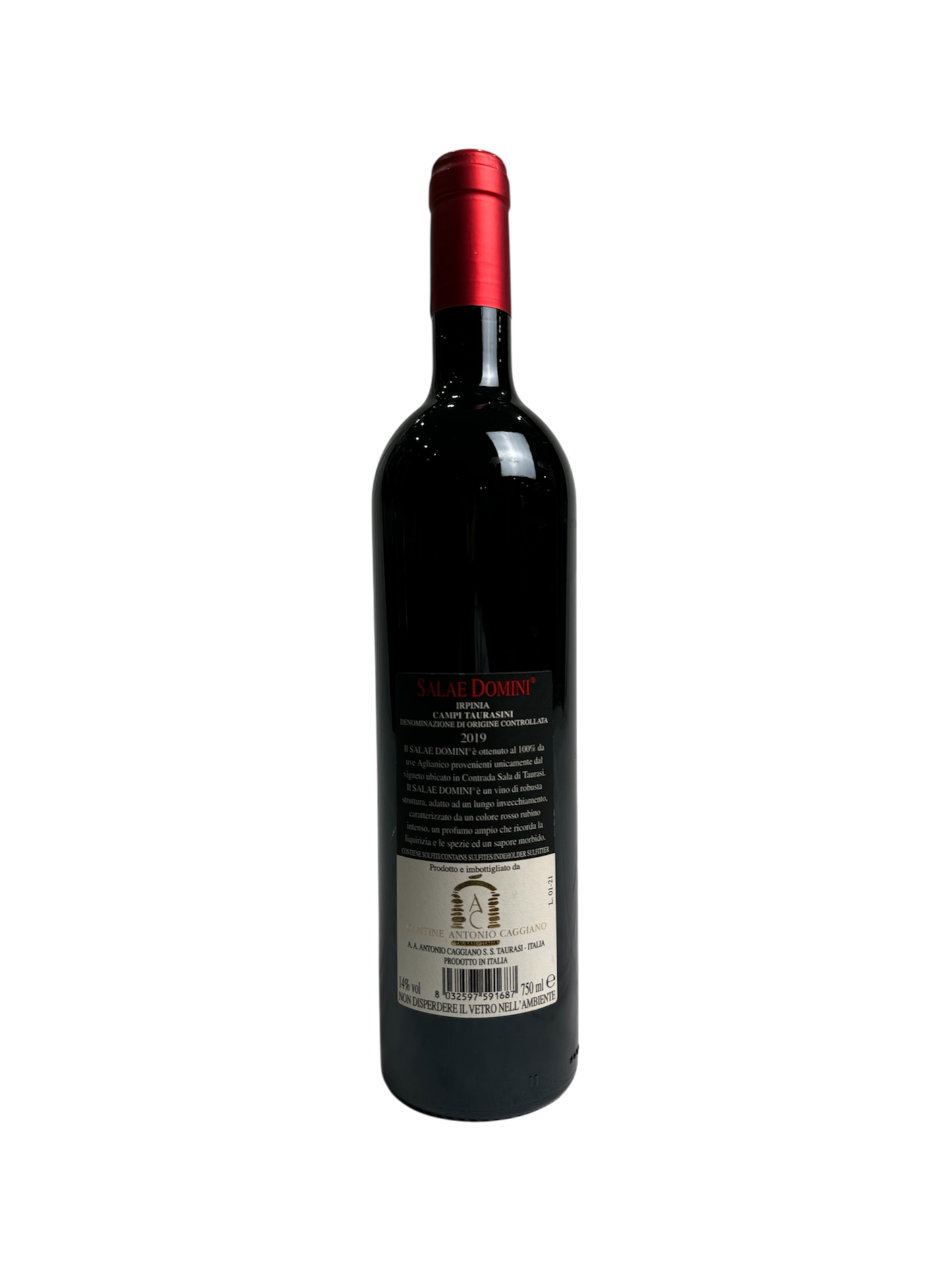 "Salae Domini" 2019 Aglianico dell'Irpinia Antonio Caggiano