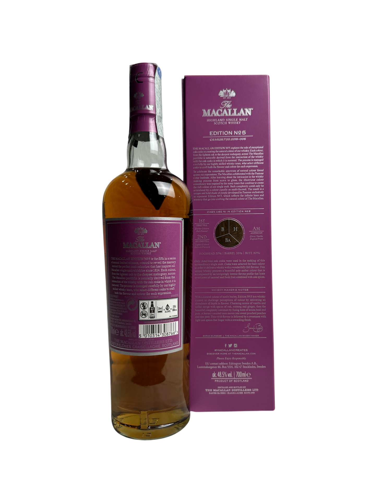 The Macallan EDITION N° 5 Highland Single Malt Scotch Whisky