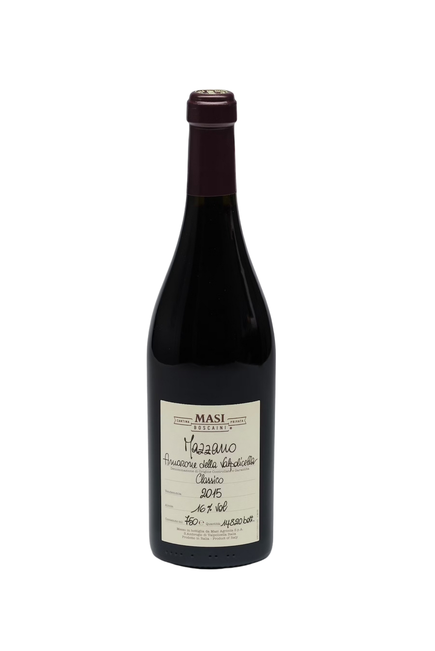 Mazzano 2015 Amarone Della Volpicella Classico DOCG - Masi (Cassa Legno)