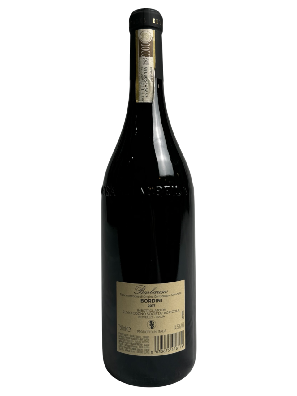 Barbaresco DOCG "Bordini" 2017 - Elvio Cogno