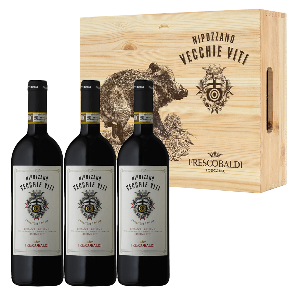 Chianti Riserva Nipozzano Vecchie Viti DOCG 2020 - Cassa Legno 12 Bottiglie