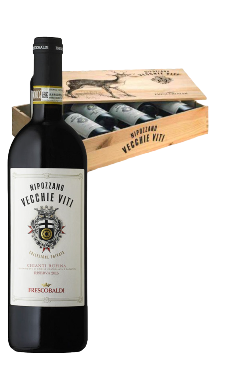 Chianti Riserva Nipozzano Vecchie Viti DOCG 2020 - Cassa Legno 6 Bottiglie