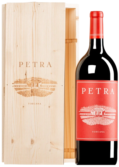 Petra Rosso Toscana IGT 2020 - Magnum in Cassa Legno