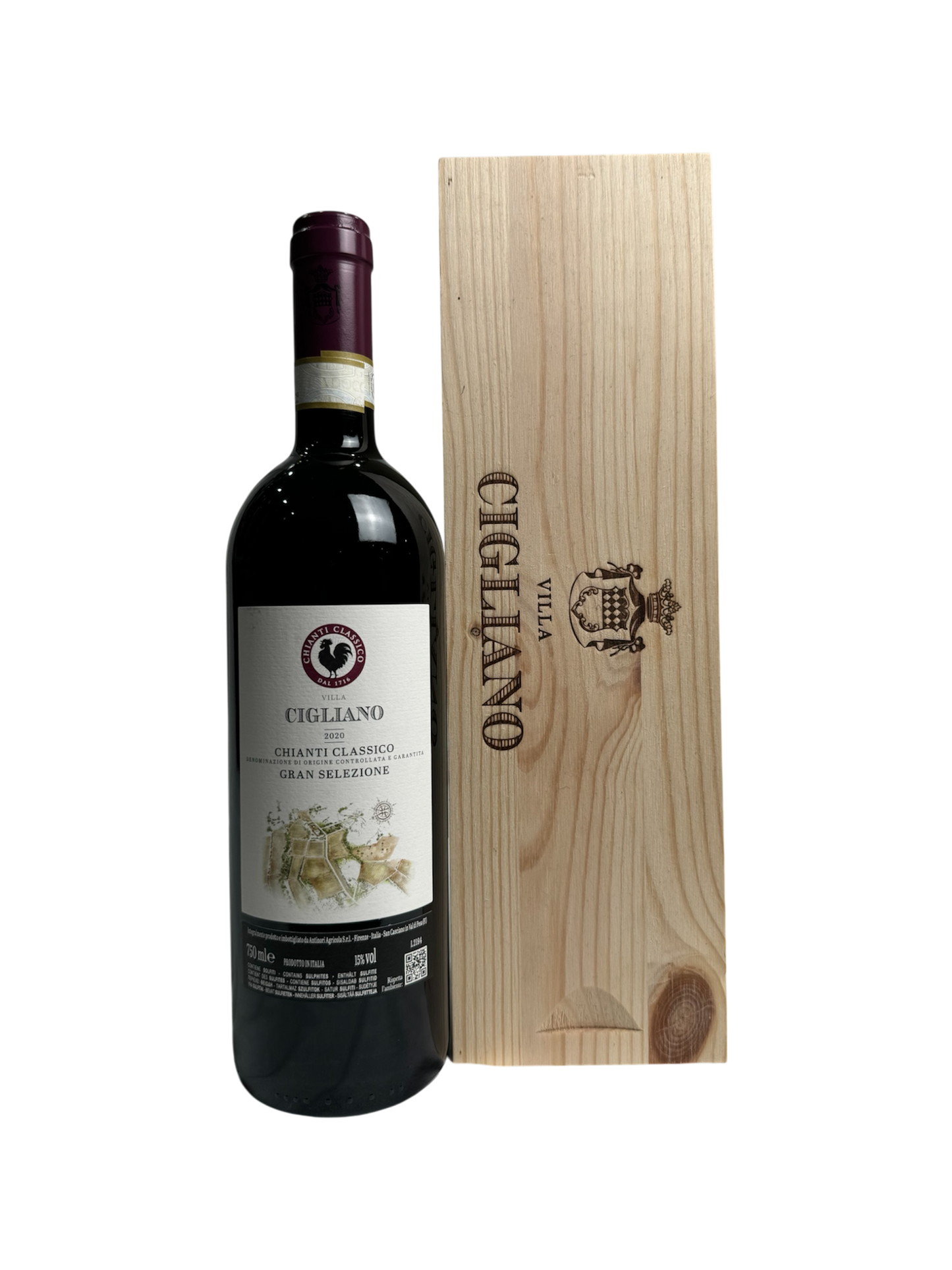 Villa Cigliano Chianti Classico Antinori Magnum Cassa Legno 2020
